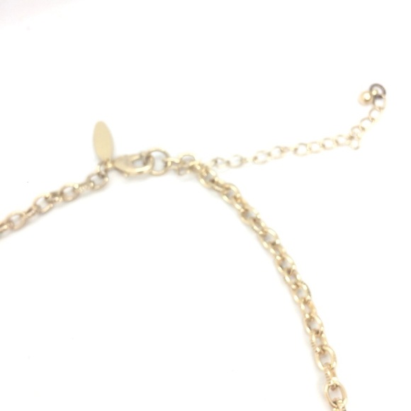 3/$30  NEW YORK & CO. RED STATEMENT NECKLACE SMOKY RHINESTONES GOLD TONE - Picture 11 of 13